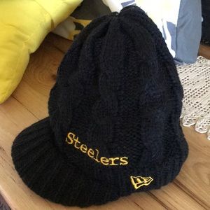 Pittsburgh Steelers knit beanie hat